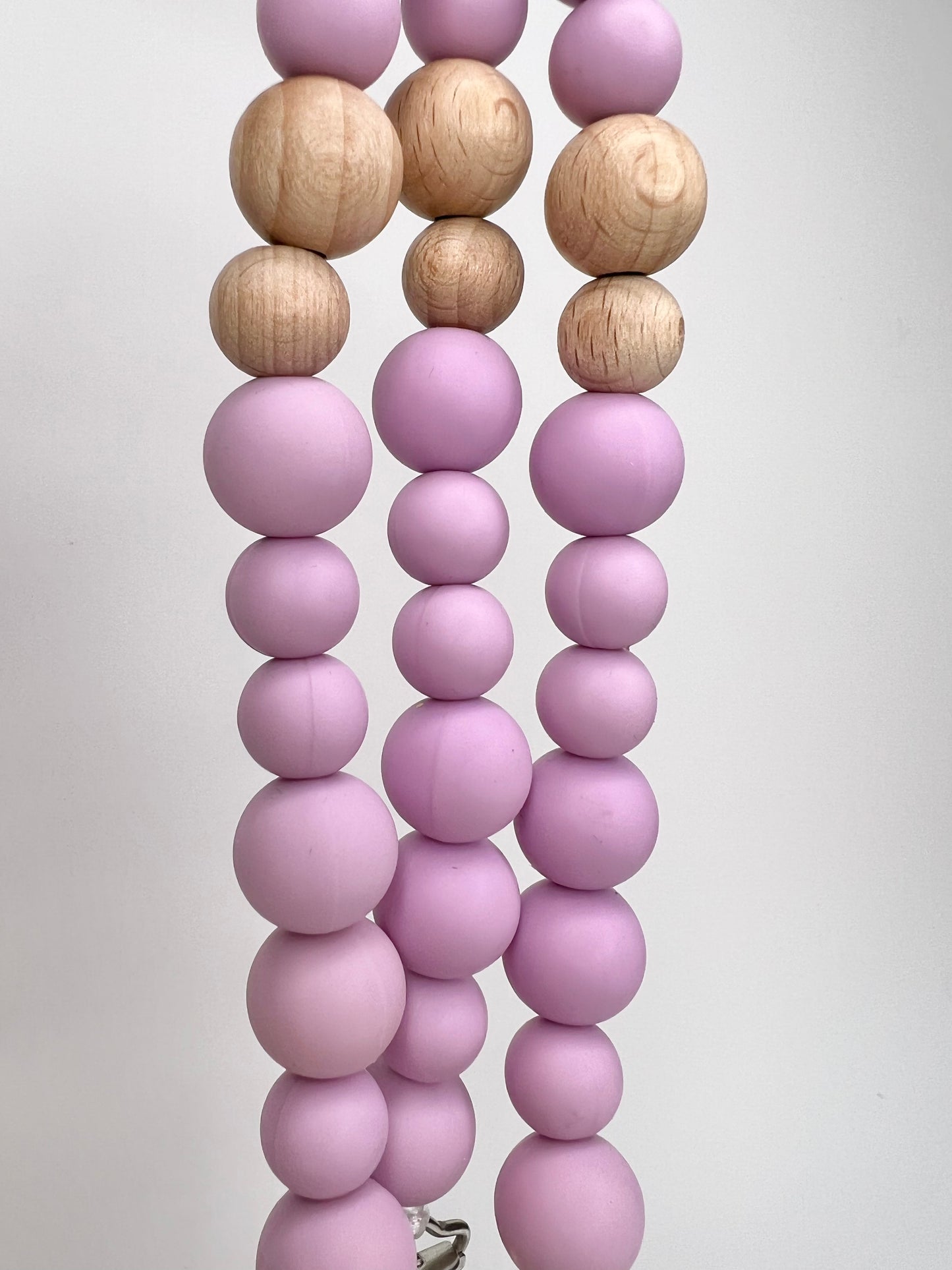 Silicone dummy chain - Lilac