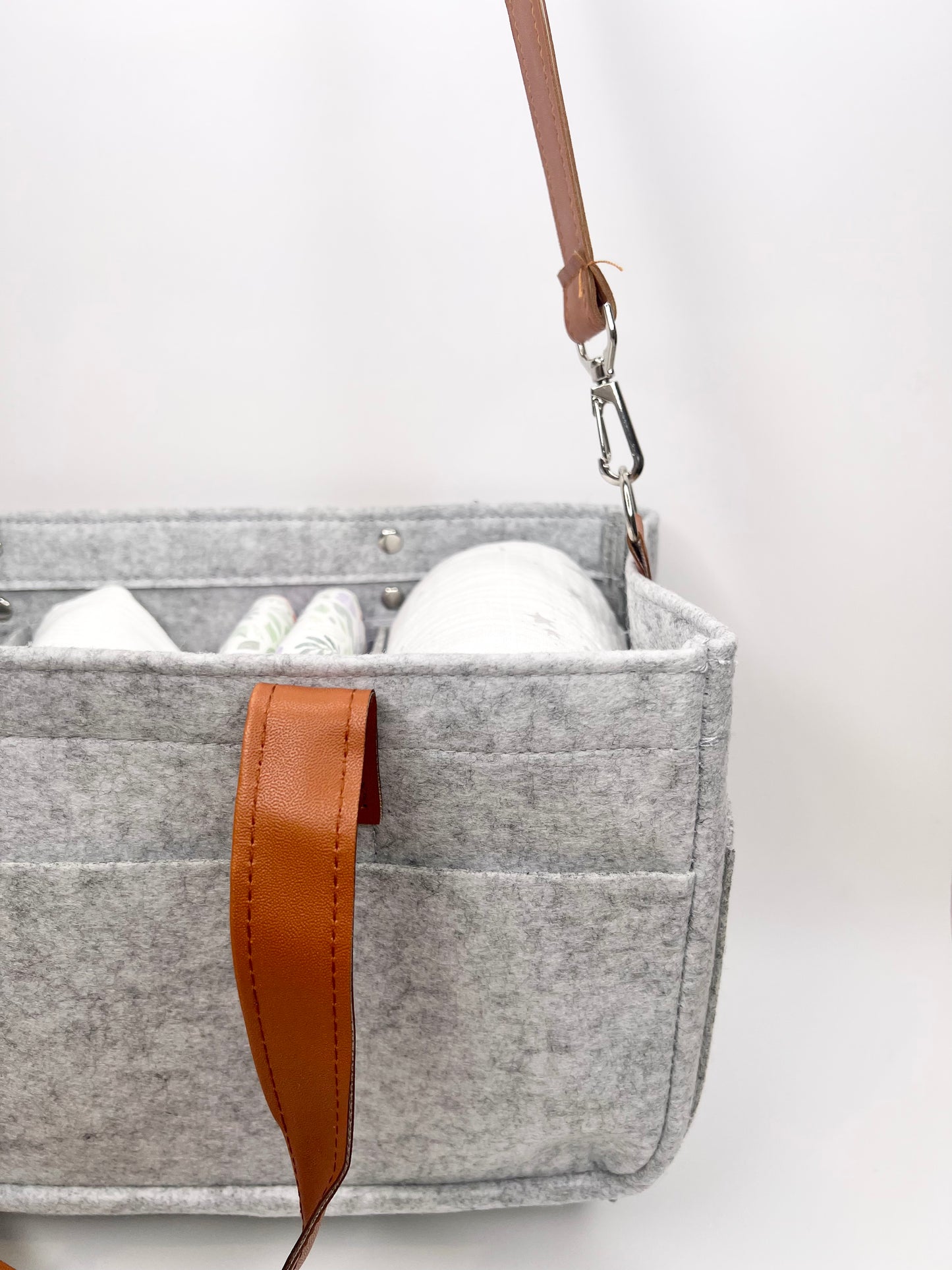 Nappy Caddy - Grey