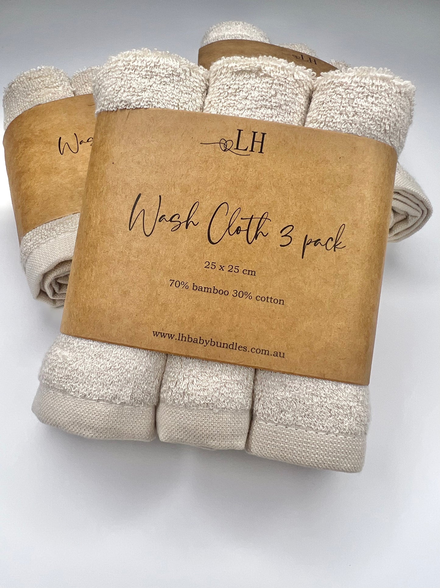 Super soft washcloth 3pk