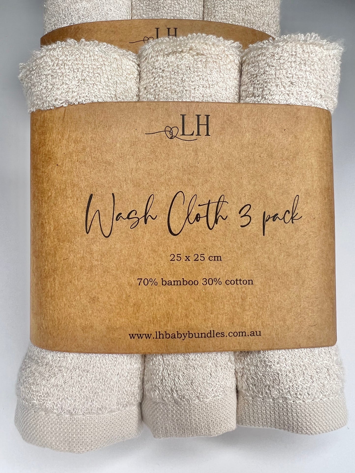 Super soft washcloth 3pk