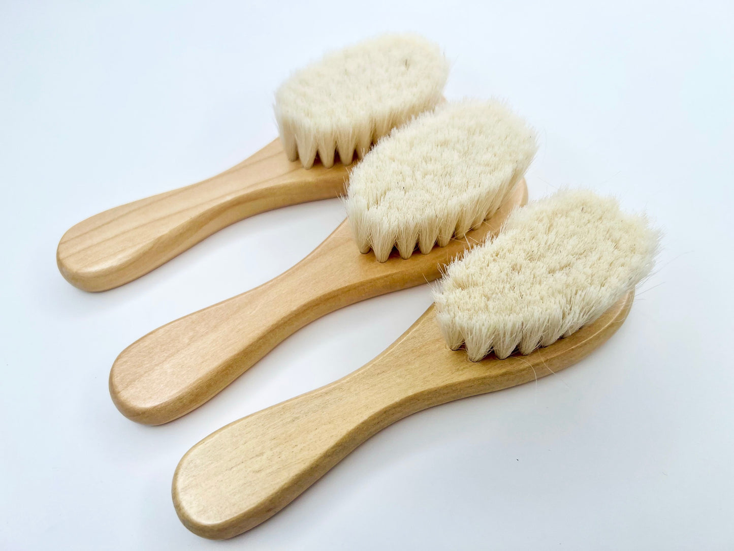 Natural baby hairbrush